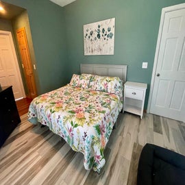 Primary Bedroom with King Bed and TV, Second Floor