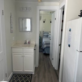 Hall to Bedroom and Bathroom